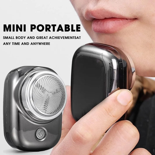 Portable Rechargeable Mini Shavers Machine, Men & Women. Pocket Size Clean Shave Trimmer