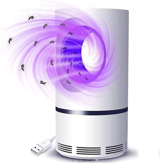 USB Mosquito Killer Lamp – Silent Indoor Bug Trap with UV Light & Fan Suction | Chemical-Free Protection for Home & Bedroom
