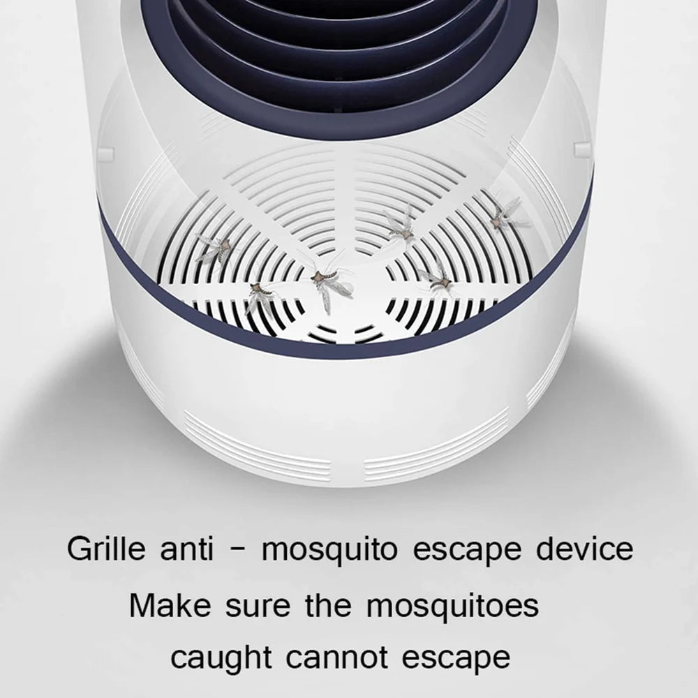 USB Mosquito Killer Lamp – Silent Indoor Bug Trap with UV Light & Fan Suction | Chemical-Free Protection for Home & Bedroom
