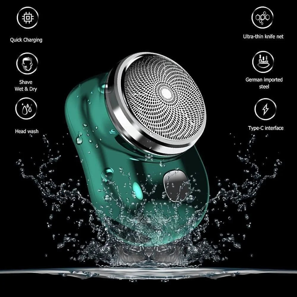 Portable Rechargeable Mini Shavers Machine, Men & Women. Pocket Size Clean Shave Trimmer