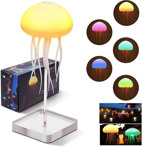 ✨ Ocean Glow™ Jellyfish Lamp – RGB Rechargeable Night Light