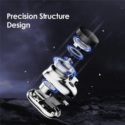 Portable Rechargeable Mini Shavers Machine, Men & Women. Pocket Size Clean Shave Trimmer